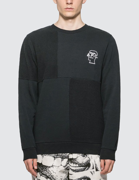 A.P.C. x Brain Dead Fabric Block Sweatshirt (1)