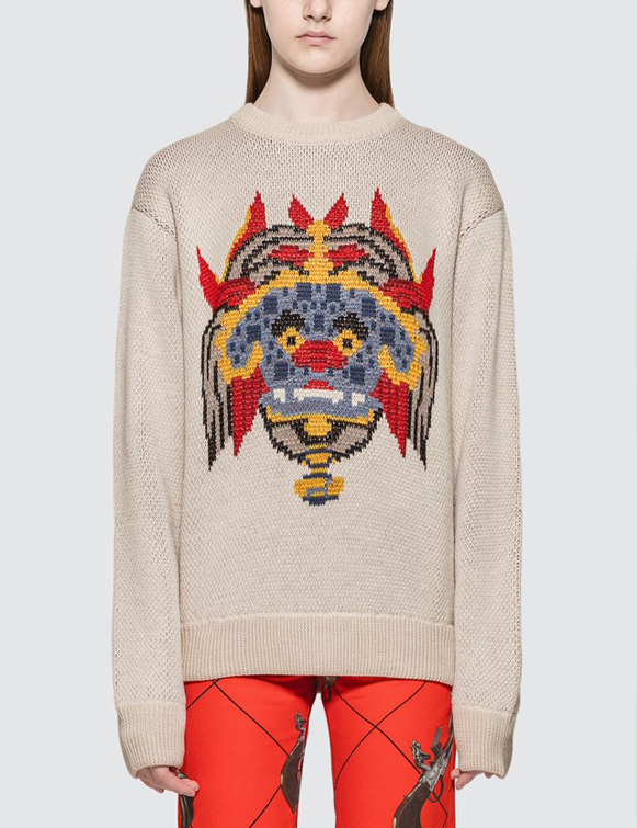 Haetae Jacquard Knitted Sweater (2)