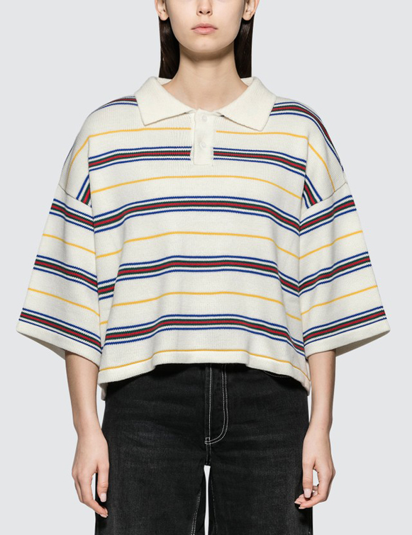 Knit Cropped Polo (2)